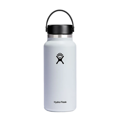Hydro Flask Wide Mouth Bottle 32 oz White 