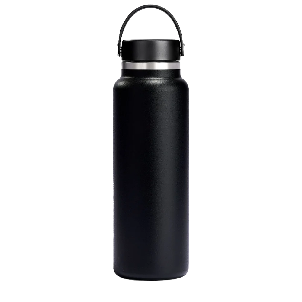 Hydro Flask Wide Mouth Bottle 40 oz Black 