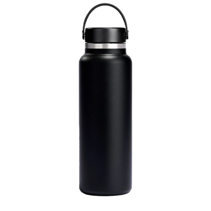 Hydro Flask Wide Mouth Bottle 40 oz Black 