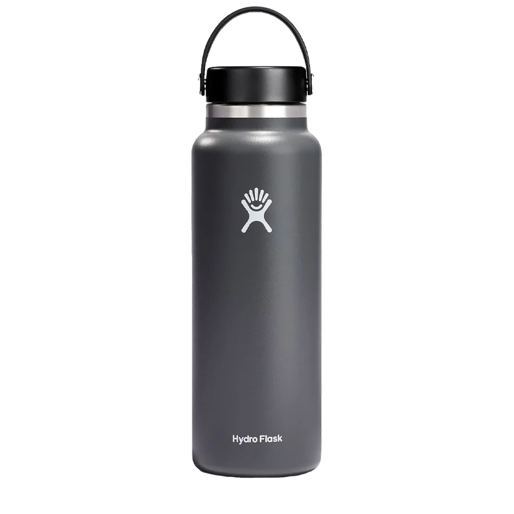 Hydro Flask Wide Mouth Bottle 40 oz Stone 