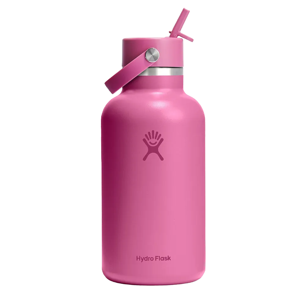 Hydro Flask 64 oz Wide Mouth Bottle with Flex Straw Cap 