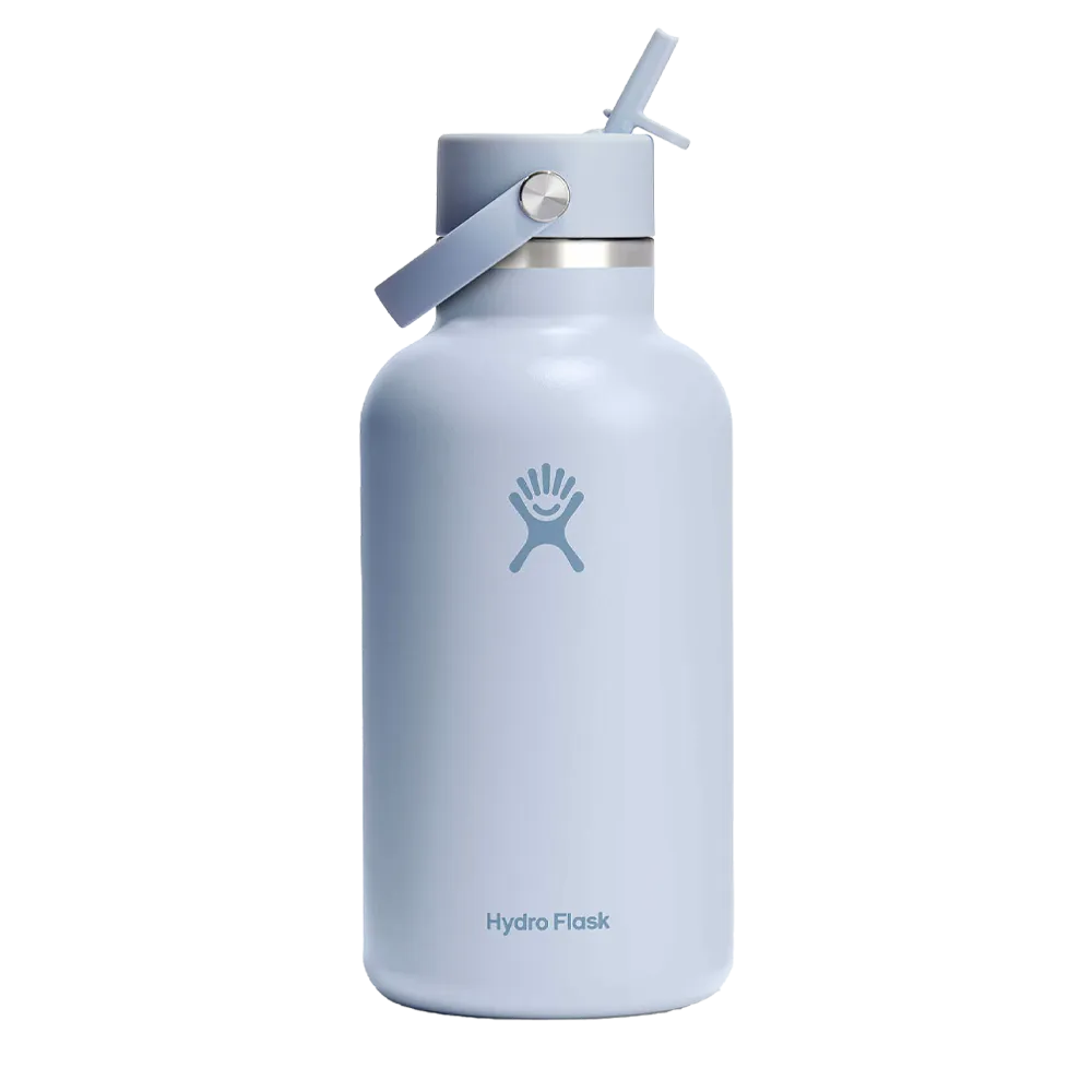 Hydro Flask 64 oz Wide Mouth Bottle with Flex Straw Cap 