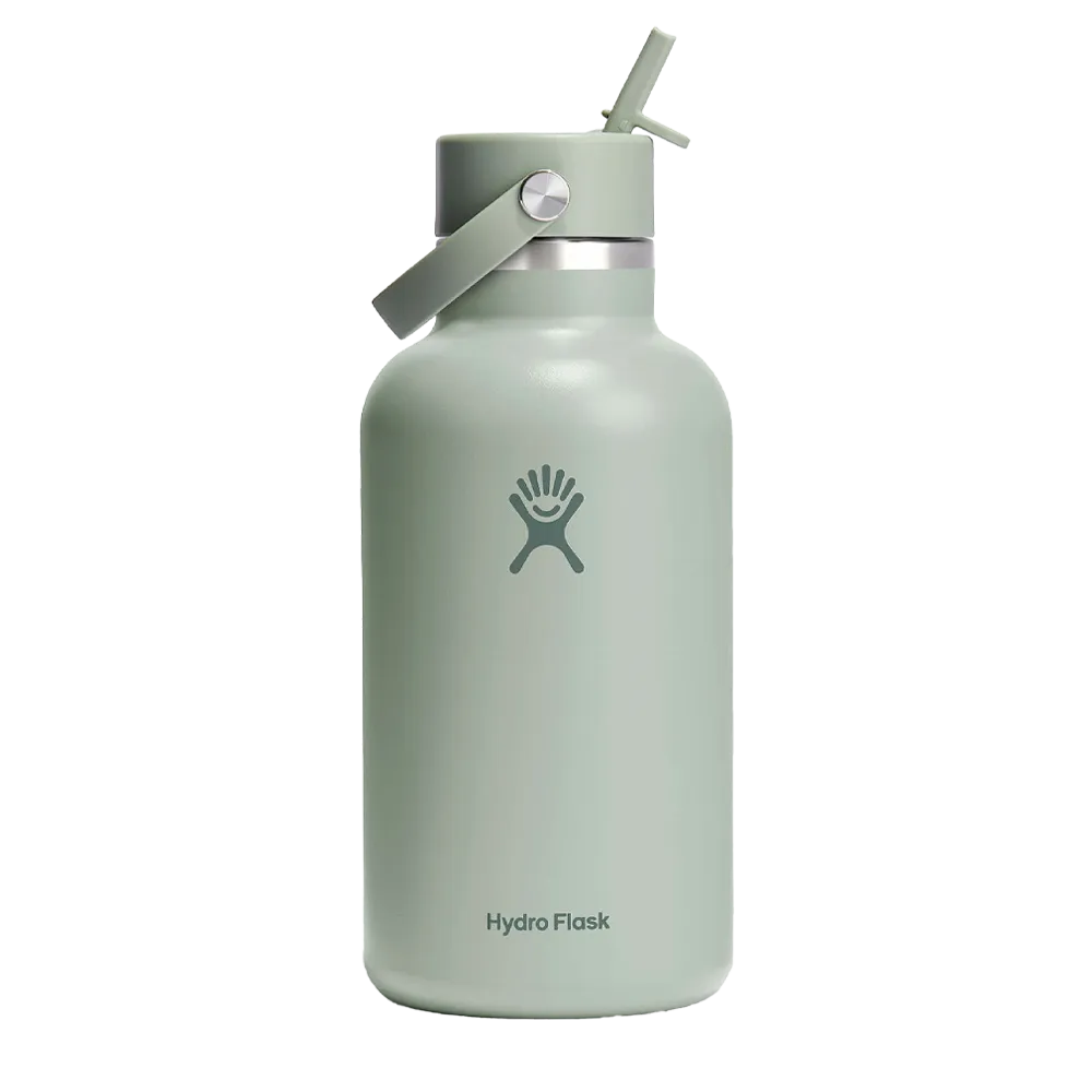 Hydro Flask 64 oz Wide Mouth Bottle with Flex Straw Cap 