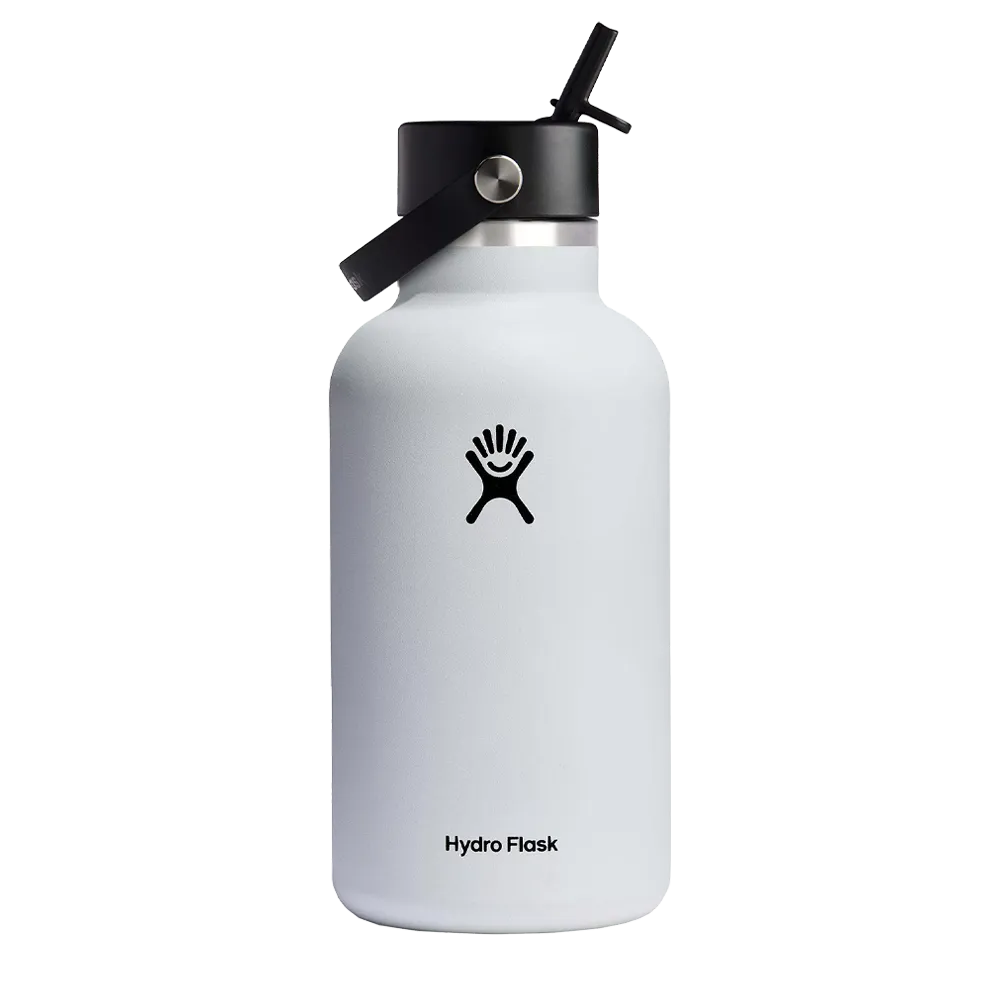 Hydro Flask 64 oz Wide Mouth Bottle with Flex Straw Cap 