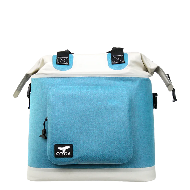  Customized Walker Tote Soft Cooler Coolers from ORCA in capri blue 