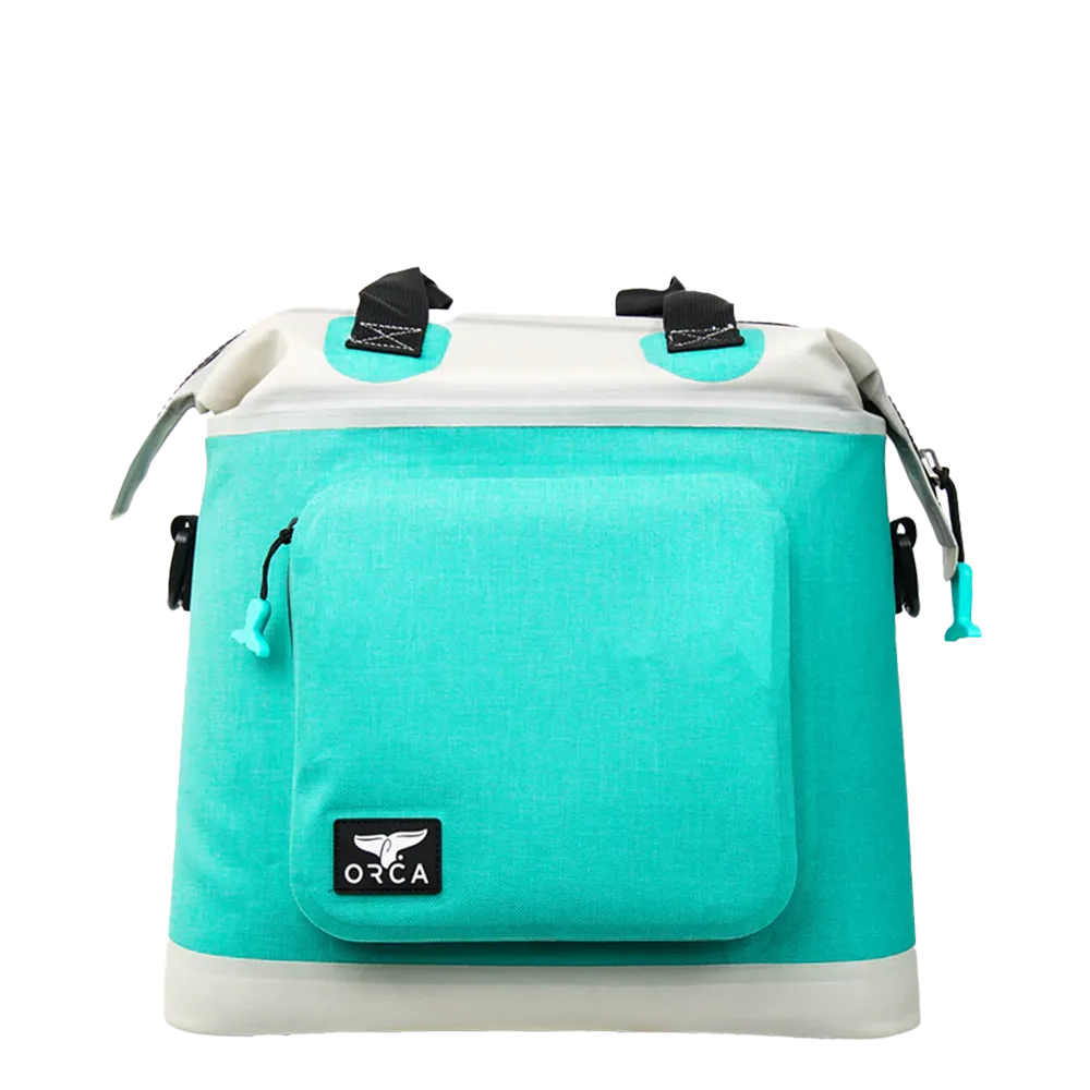 Customized Walker Tote Soft Cooler Coolers from ORCA in seafoam 
