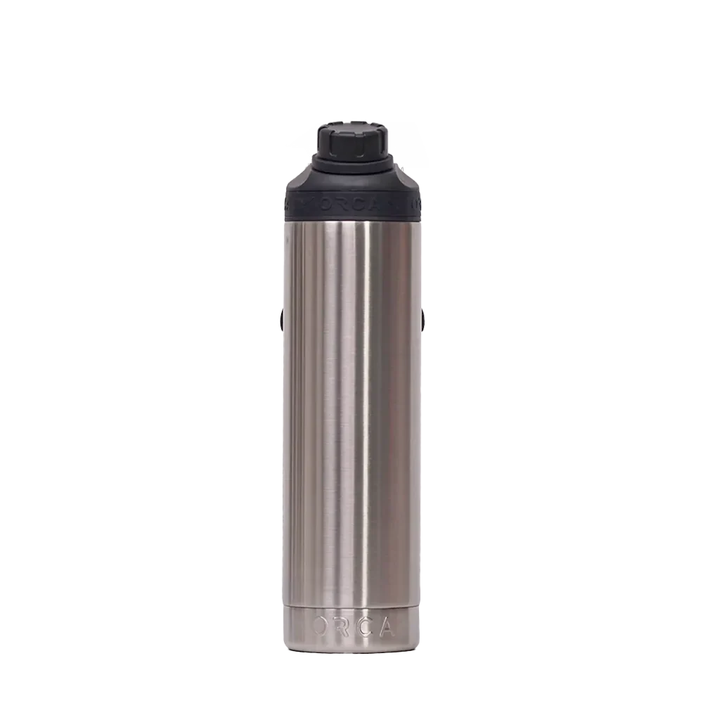 Orca 22 oz Hydra Bottle Powdercoated - Stainless Steel