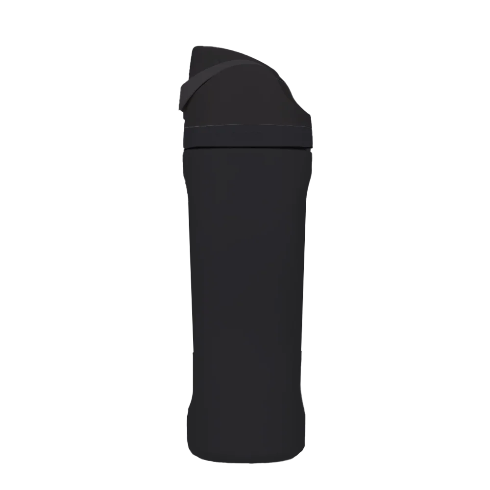 Front customization side of the Owala Freesip 24 oz in Very Very Dark 