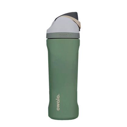 Front customization side of the Owala Freesip 24 oz in Green House 