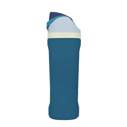 Front customization side of the Owala Freesip 24 oz in Denim 