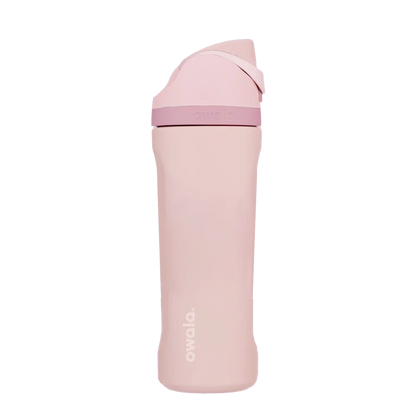 Back customization side of the Owala Freesip 24 oz in Rose Quartz 