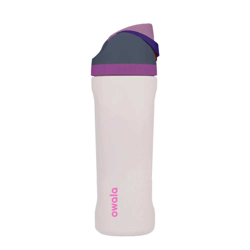 Back customization side of the Owala Freesip 24 oz in Dreamy Field 
