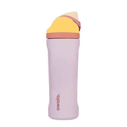 Back customization side of the Owala Freesip 24 oz in Candy Store 