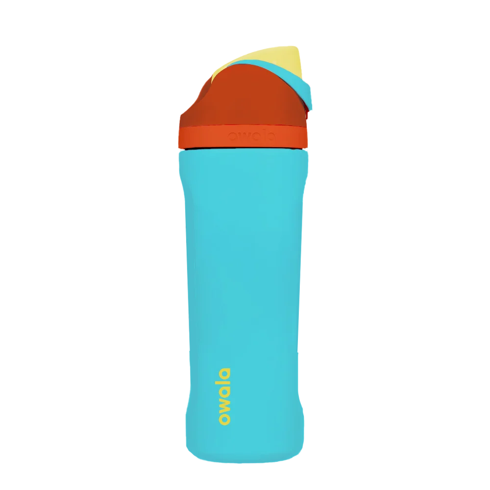 Back customization side of the Owala Freesip 24 oz in Summer Sweetness 