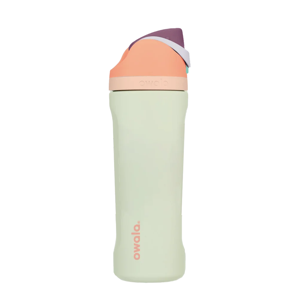 Back customization side of the Owala Freesip 24 oz in Surfs Edge 