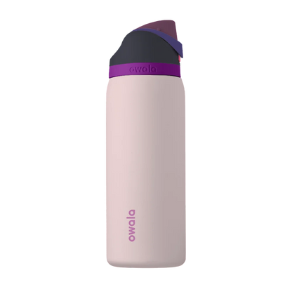 Back customization side of the Owala Freesip 32 oz in Dreamy Field 