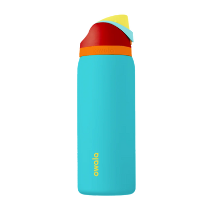 Back customization side of the Owala Freesip 32 oz in Summer Sweetness 