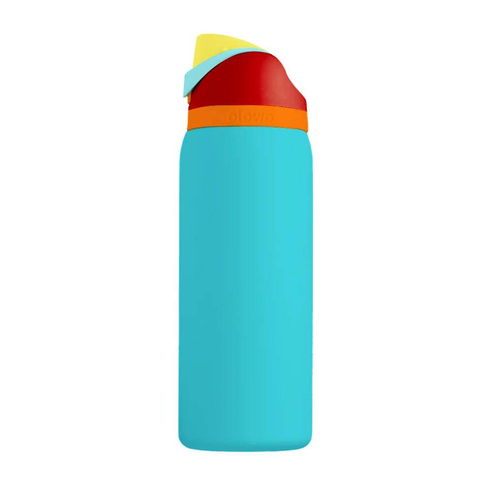 Front customization side of the Owala Freesip 32 oz in Summer Sweetness 