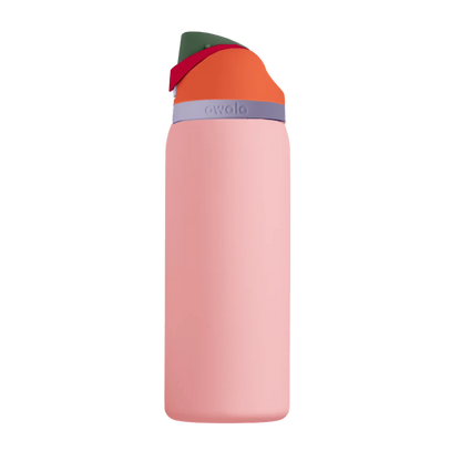 Front customization side of the Owala Freesip 32 oz in Sugar High 