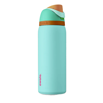 Owala FreeSip Stainless Steel Water Bottle / 40oz / Color: Blue Oasis