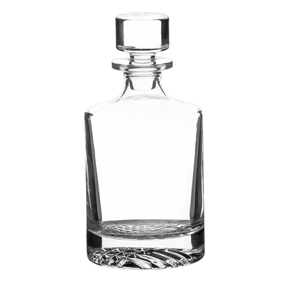 Polar Camel Glass Decanter Set with 4 Glasses 850ml and 9 oz Clear 