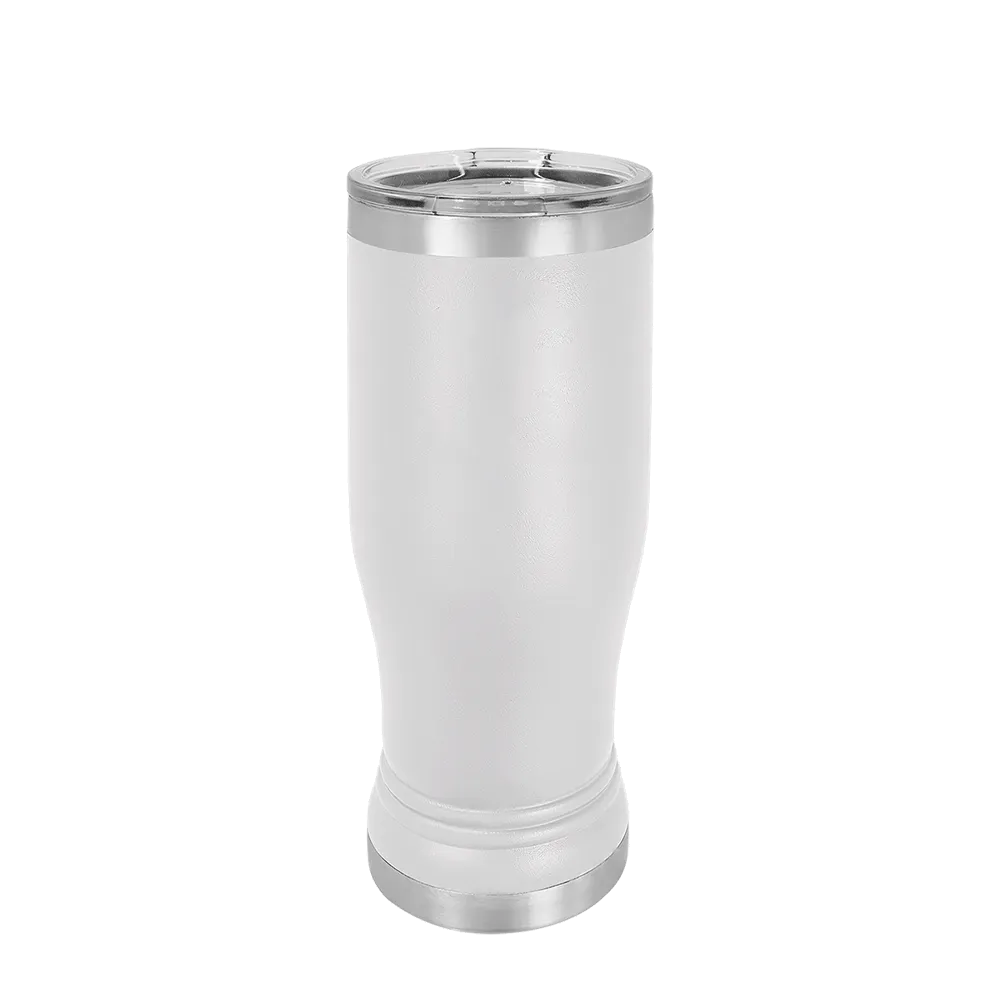 Polar Camel Pilsner Pint 14 oz White 