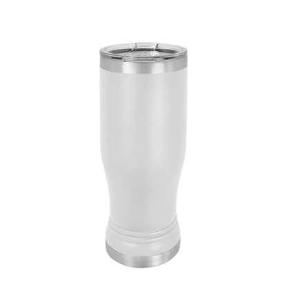 Polar Camel Pilsner Pint 14 oz White 
