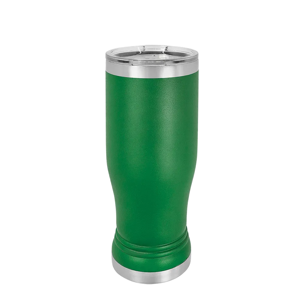 Polar Camel Pilsner Pint 14 oz Green 