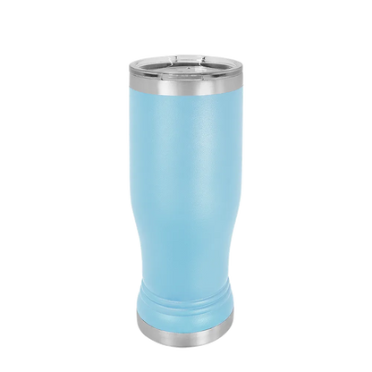 Polar Camel Pilsner Pint 14 oz Light Blue 