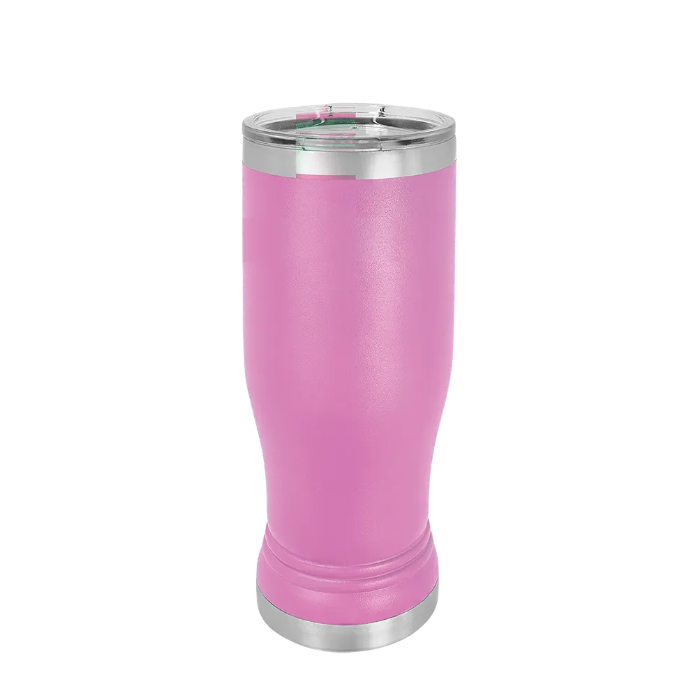 Polar Camel Pilsner Pint 14 oz Light Purple 