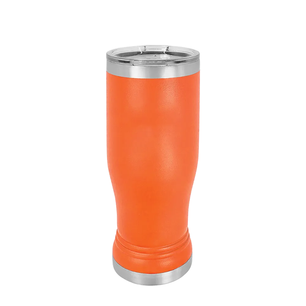 Polar Camel Pilsner Pint 14 oz Orange 