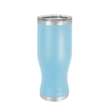 Polar Camel Pilsner Pint 20 oz Light Blue 