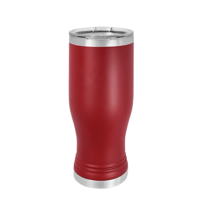 Polar Camel Pilsner Pint 20 oz Maroon 