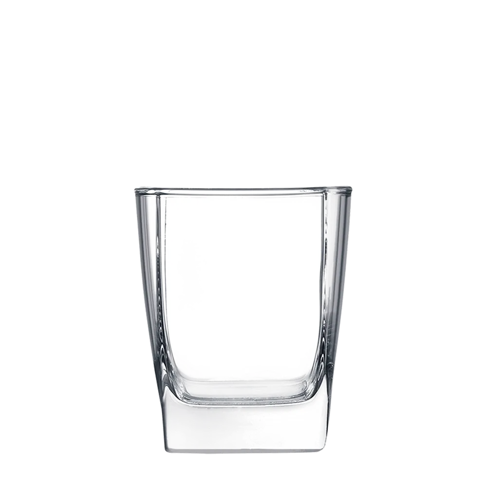 Square Double Old Fashion Glass | 12 oz