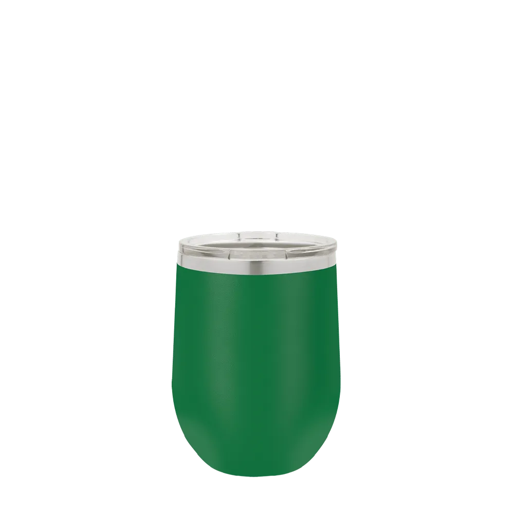Polar Camel Stemless Wine Tumbler 12 oz Green 