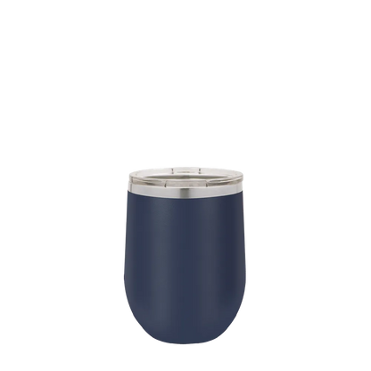 Polar Camel Stemless Wine Tumbler 12 oz Navy 