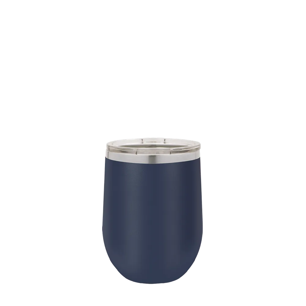 Polar Camel Stemless Wine Tumbler 12 oz Navy 