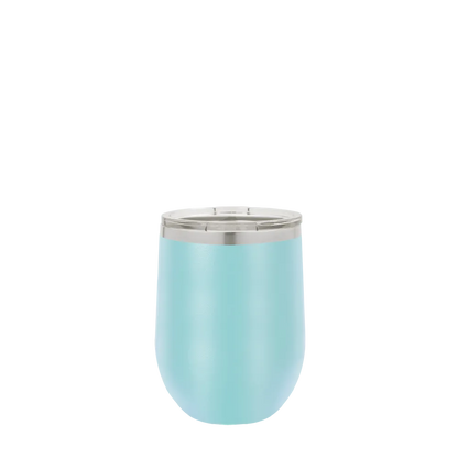 Polar Camel Stemless Wine Tumbler 12 oz Light Blue 