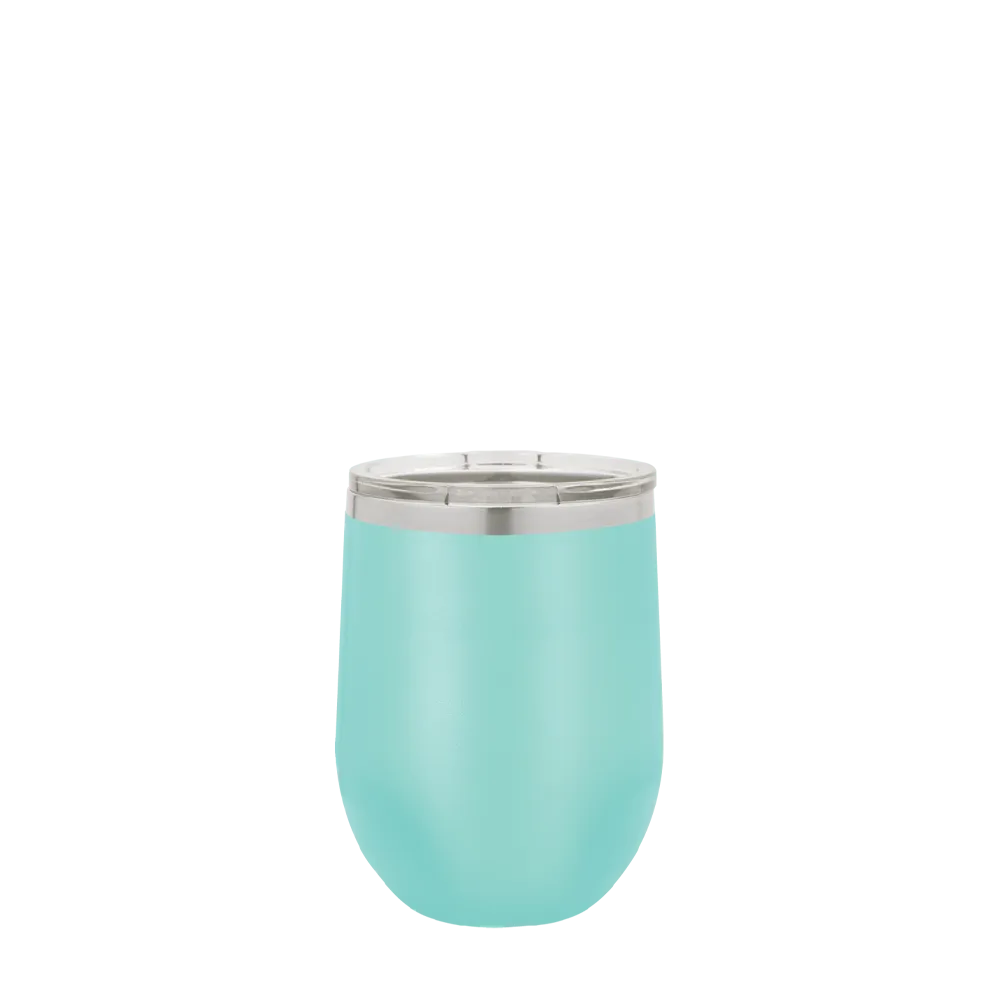 Polar Camel Stemless Wine Tumbler 12 oz Teal 