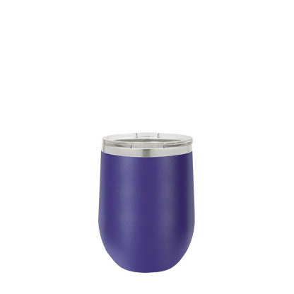 Polar Camel Stemless Wine Tumbler 12 oz Purple 