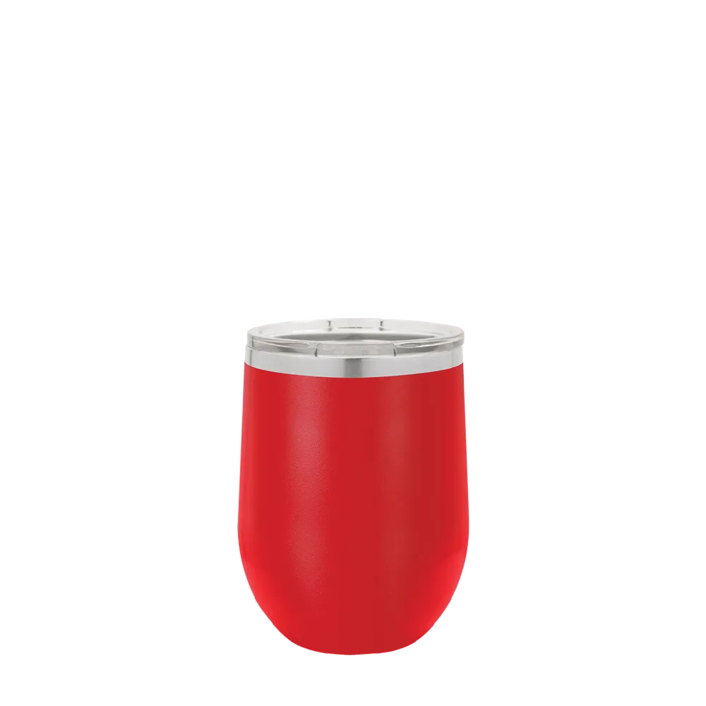 Polar Camel Stemless Wine Tumbler 12 oz Red 
