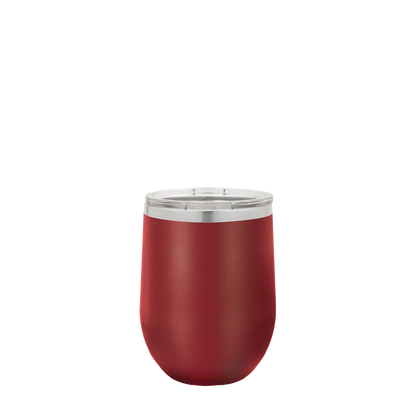 Polar Camel Stemless Wine Tumbler 12 oz Maroon 