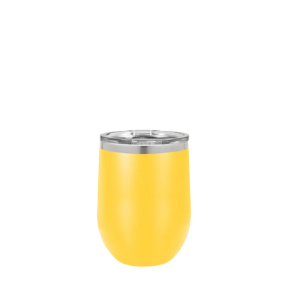 Polar Camel Stemless Wine Tumbler 12 oz Yellow 