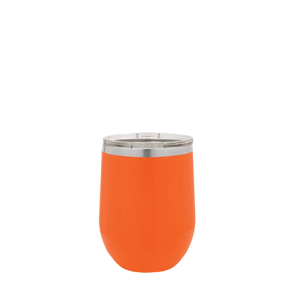 Polar Camel Stemless Wine Tumbler 12 oz Orange 