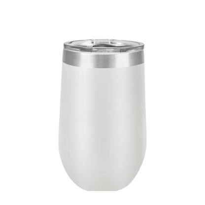 Polar Camel Stemless Wine Tumbler 16 oz White 