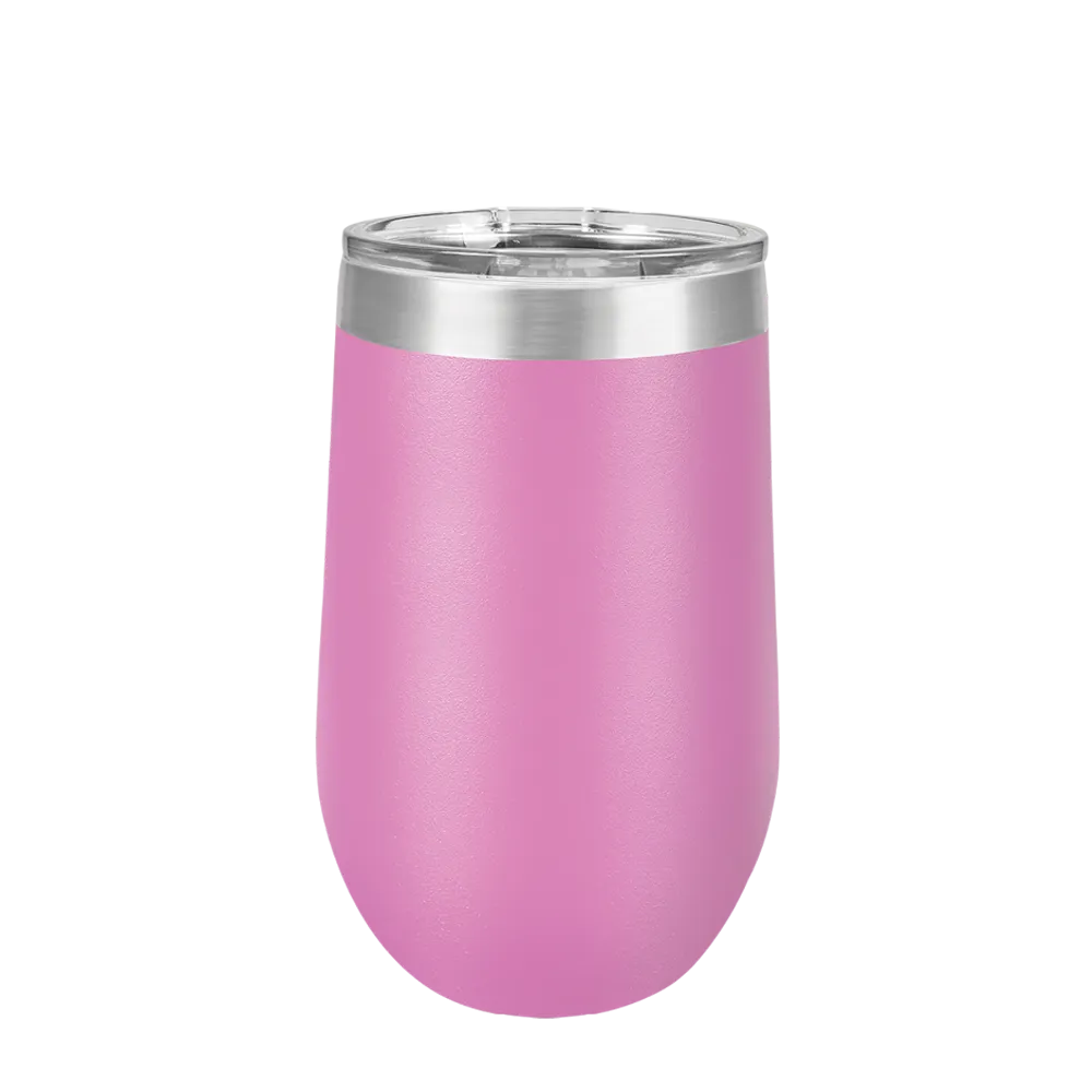 Polar Camel Stemless Wine Tumbler 16 oz Light Purple 