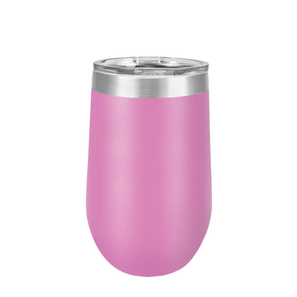 Polar Camel Stemless Wine Tumbler 16 oz Light Purple 