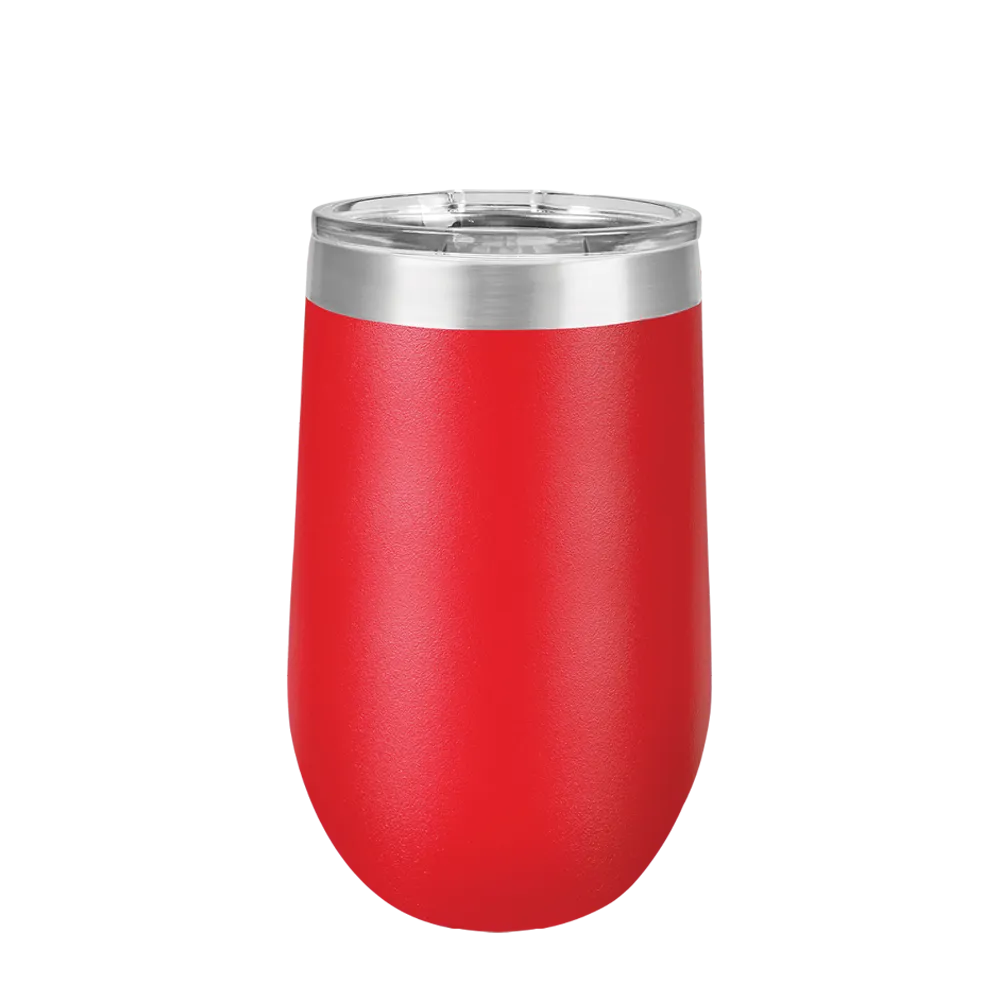 Polar Camel Stemless Wine Tumbler 16 oz Red 