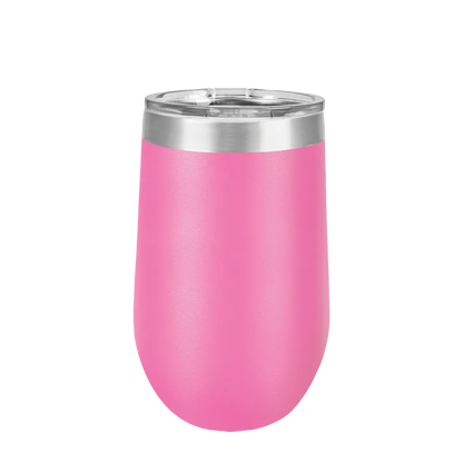 Polar Camel Stemless Wine Tumbler 16 oz Pink 