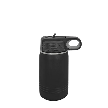 Polar Camel Kids Bottle 12 oz Black 